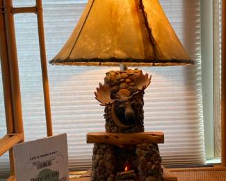 Handcrafted Fireplace Lamp