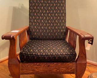 Antique Clawfoot Morris Chair