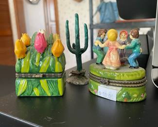 Ring around the rosie trinket box, Tulip trinket box
