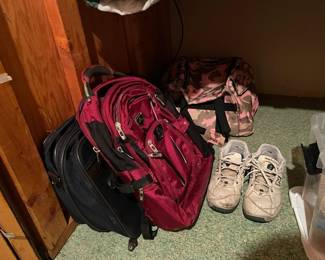 Shoes, backpacks