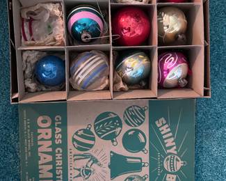Shiny Brite Glass Ornaments