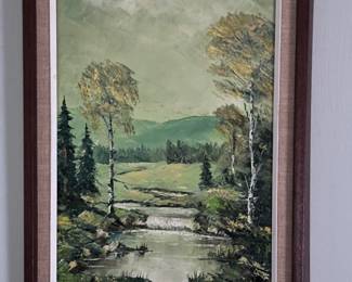Walter Netchy Signed Art, Oil on Canvas, Painting, Rochester NY