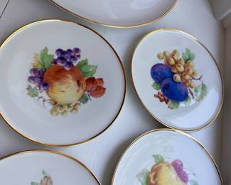 Imperial Fruit Design Plate - Germany - Set