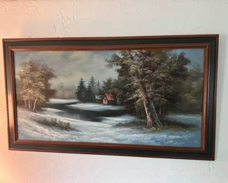 Oil on Canvas, Painting, Signed, Homer