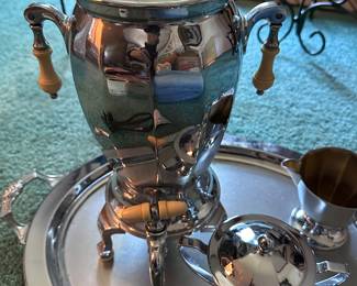 Silver Plate Tea Set, Coffee Set