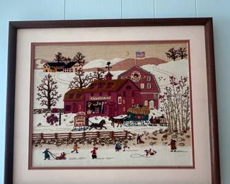 Wysocki Crewel Work Art