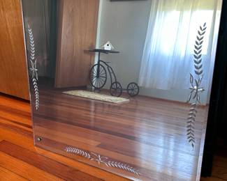 Vintage Beveled Mirror