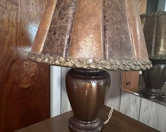 Copper Mica Shade Lamp
