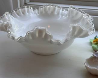 Fenton Silver Crest style Bowl