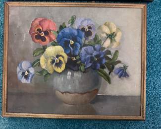 Pansies Painting