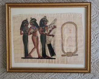 Egyptian Papyrus Painting '92