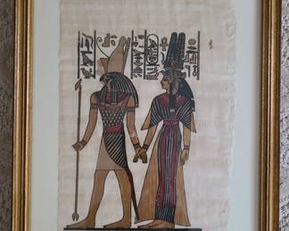 Egyptian Papyrus Painting