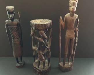 African statuettes