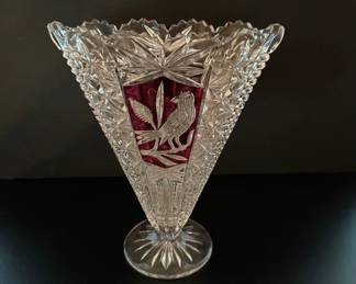 Hofbauer Byrdes Bird Fan Vase