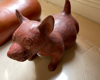 Terracotta Mexican dog - chihuahua Colina Dog