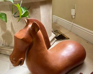 Han Chinese Horse - hand made terracotta