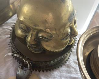 Chinese brass head 