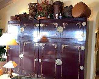 Chinese cabinets - loads of baskets 