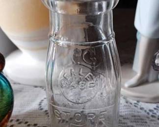 Sealed .05cent milk bottle