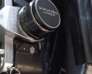 Pentex Spotmatic, film and an extra lens. plus case