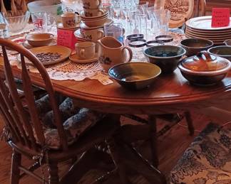 The second china and glass table