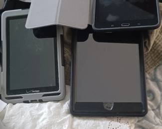 a couple I Pads, and a Samsung