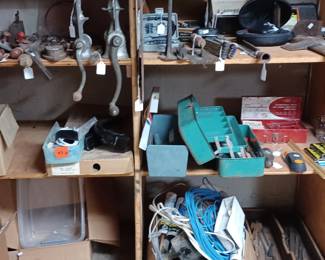 Tools in the tool/laundry room