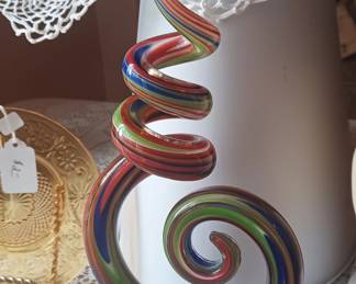 Twisted Murano glass