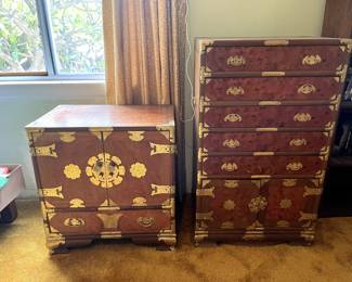 Asian Jewelry Box and Dresser