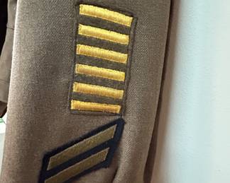 WW2 Army Jacket 30 Years of Service, with Manhattan Project Patch, 9th Infantry Patch, Medic Patch, Silver Star Patch 