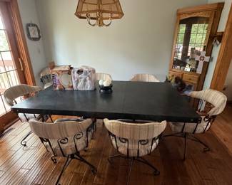 Mid century table and chairs