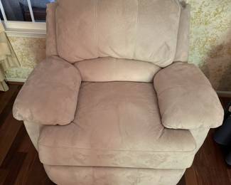 Adorable Beige Reclining Armchair