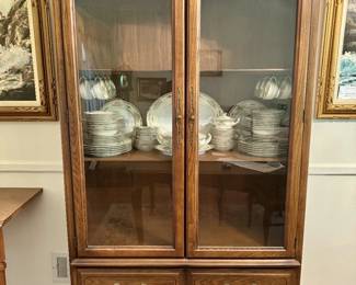 Adorable Antique China Cabinet Contents Not Included