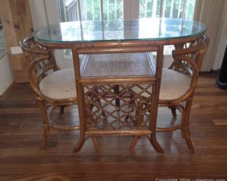 Cute Table For 2 Glass Top Table and 2 Chairs