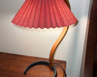 Pair MCM  Bentwood Caprani Lamps $450 pair 