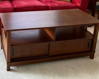TV stand- can you use as a coffee table, but the backside is not finished, so it is best up against the wall. $145