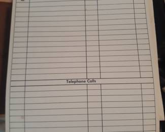 The Houston Post "Things To Do" blanks. Don't Procrastinate!