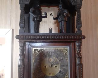 19th century 8ft Thomas Johnson of London mechanical floor clock