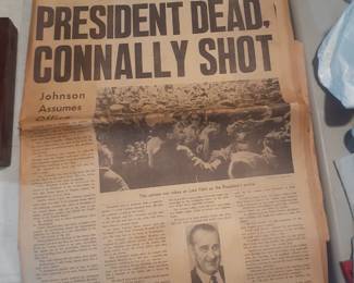 Dallas Times Herald - Kennedy Shot