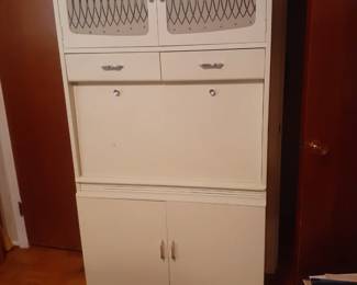 Old standing Kitchen Cabinet with foldout counter - 36" wide, 70-1/2" tall & 17" deep.