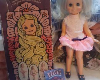 "Velvet" Doll from the early 1970s.