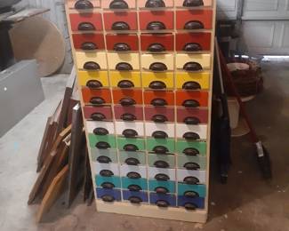 Colorful Index Card Cabinet