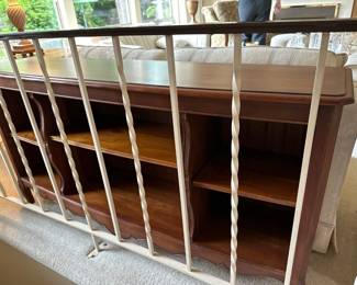 Sofa table with shelves