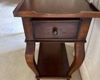Ethan Allen side table (front view)