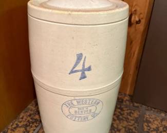 Vintage Western Pottery Co. Made in Denver - 4 Gallon