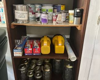 Canning supplies, flashlights, etc