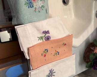 Handstitched towels