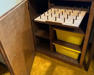 Sewing & craft cabinet (open)