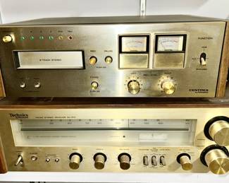 Technics 8 track stereo and Technics stereo receiver