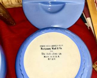 Hall China made for Montgomery Ward & Co.